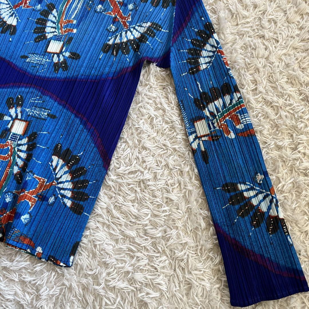 【PLEATS PLEASE 】イッセイミヤケ　プリーツ加工 長袖Tシャツ