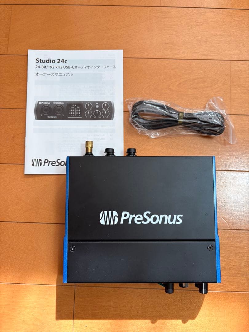 PreSonus Studio 24c インターフェイス　箱、ケーブル付属