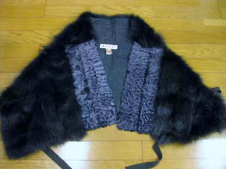 MARNI フォックスｘムートンコンビファーストール38定価28万