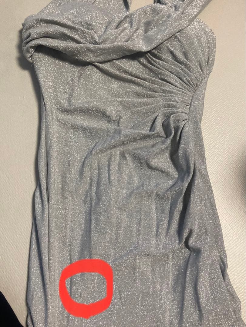 Suger JEAN MACLEANジャンマクレーン ロングドレス M シルバー