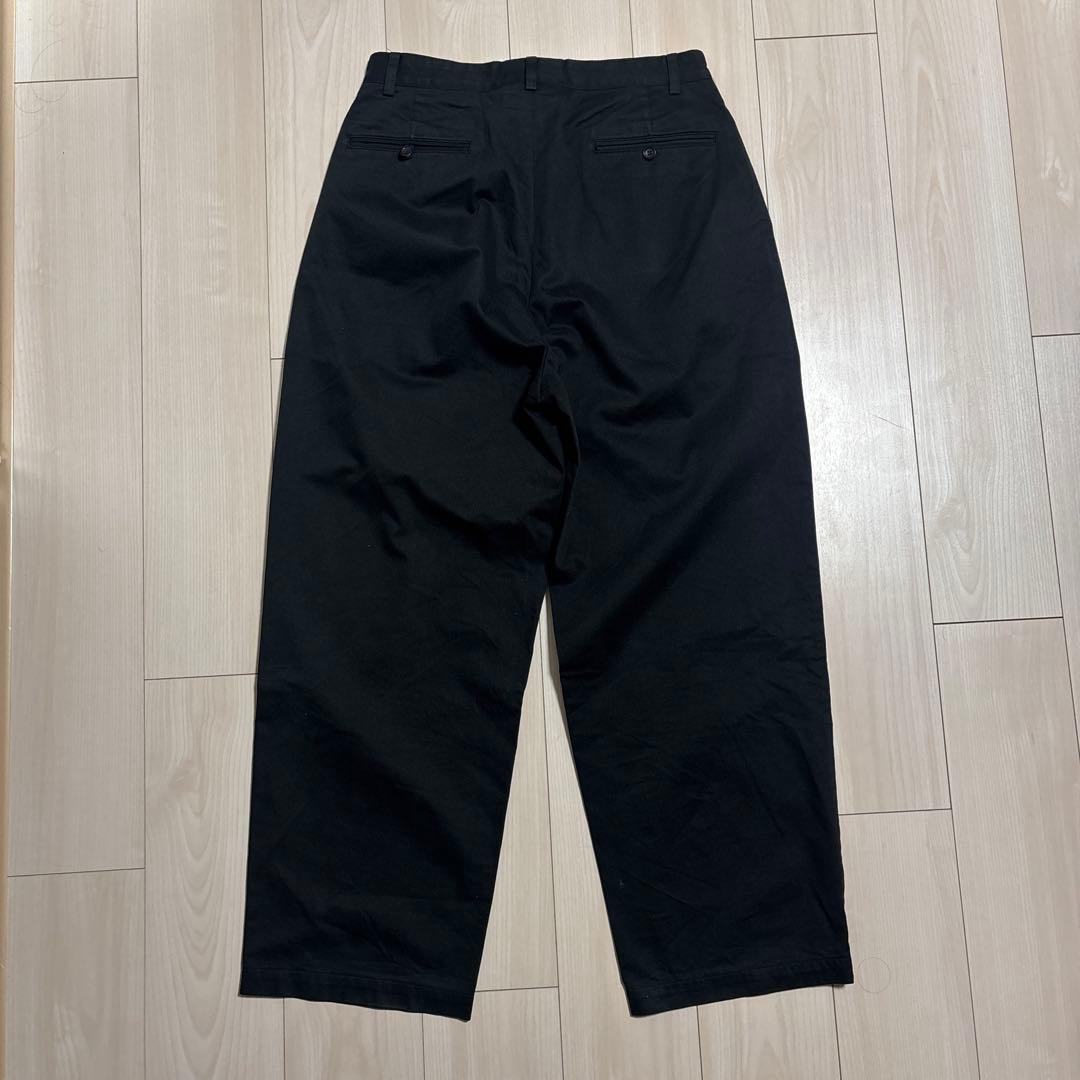 A.PRESSE Chino Trousersブラック アプレッセ　チノパン