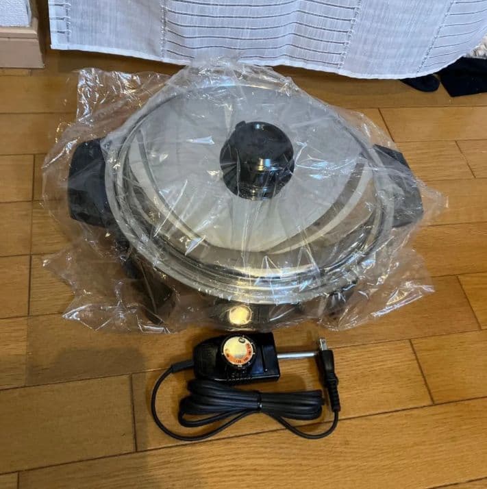 エレスキーコア電気鍋　電気フライパン　電気スキレット未使用保管品