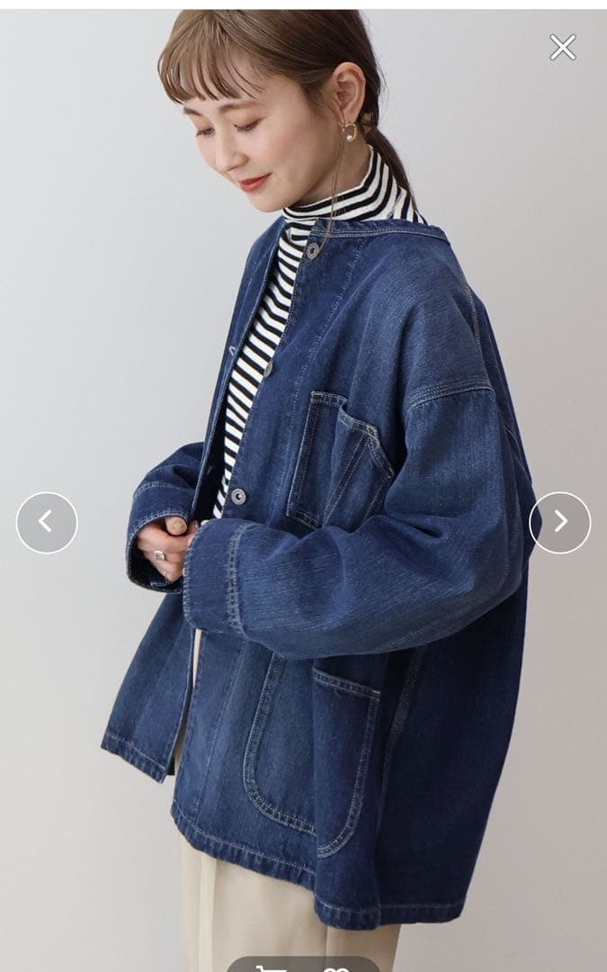 アメリカンホリック　インディゴブルー デニムジャケット Mサイズ