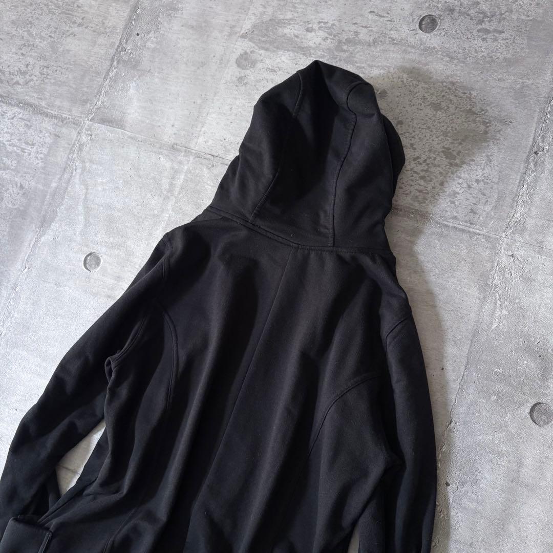 00s スウェット ブルゾン 平成ギャル y2k ダークコア ダブルジップ 黒