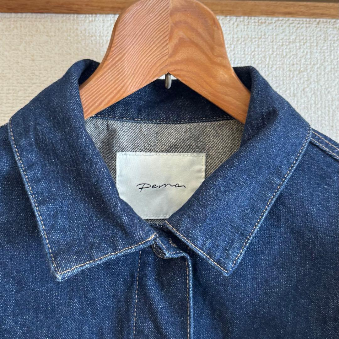 PERNA ペルナ ボリュームスリーブ デニムジャケット Gジャン