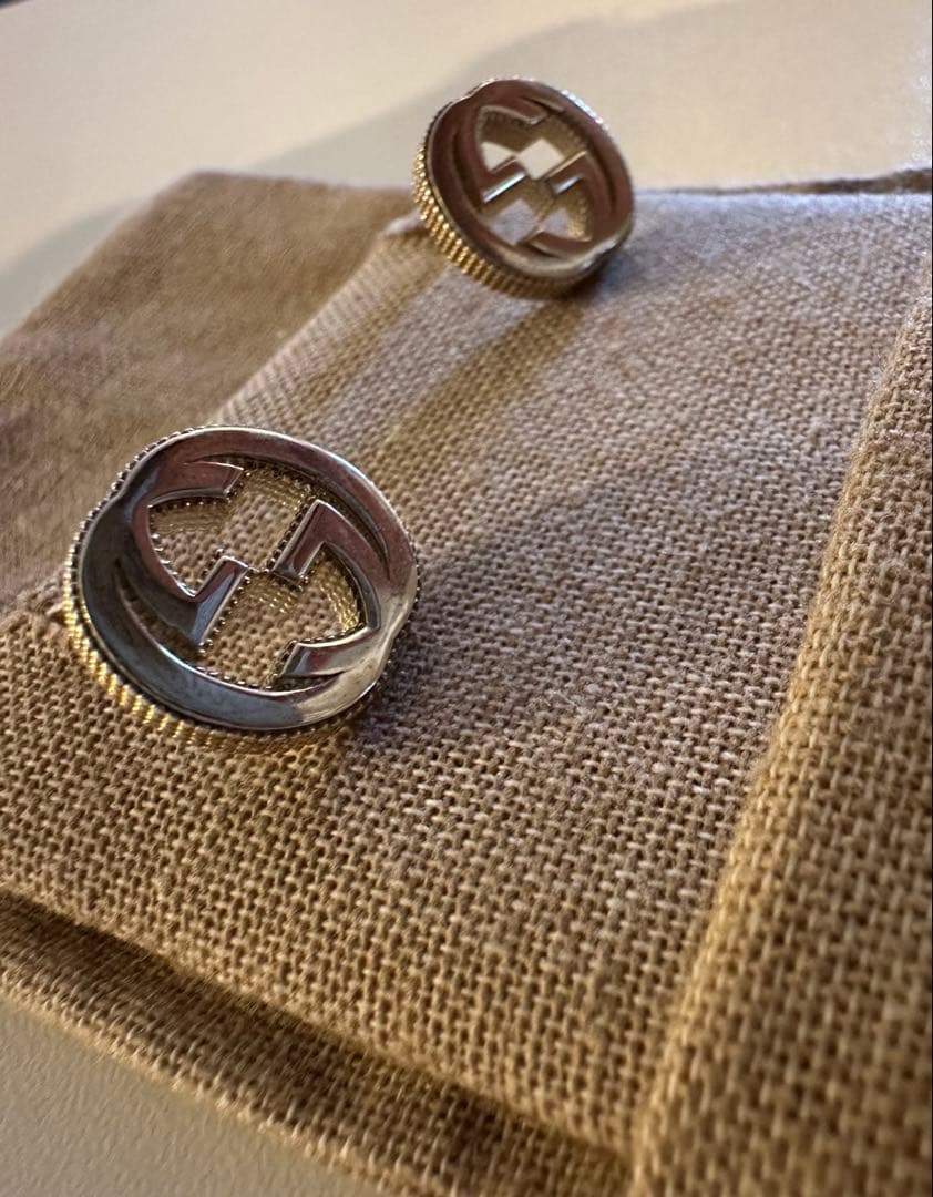 GUCCI グッチ インターロッキング Gカフスシルバー シルバーアクセサリー