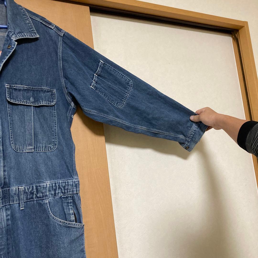 Snap-on デニムオーバーオール
