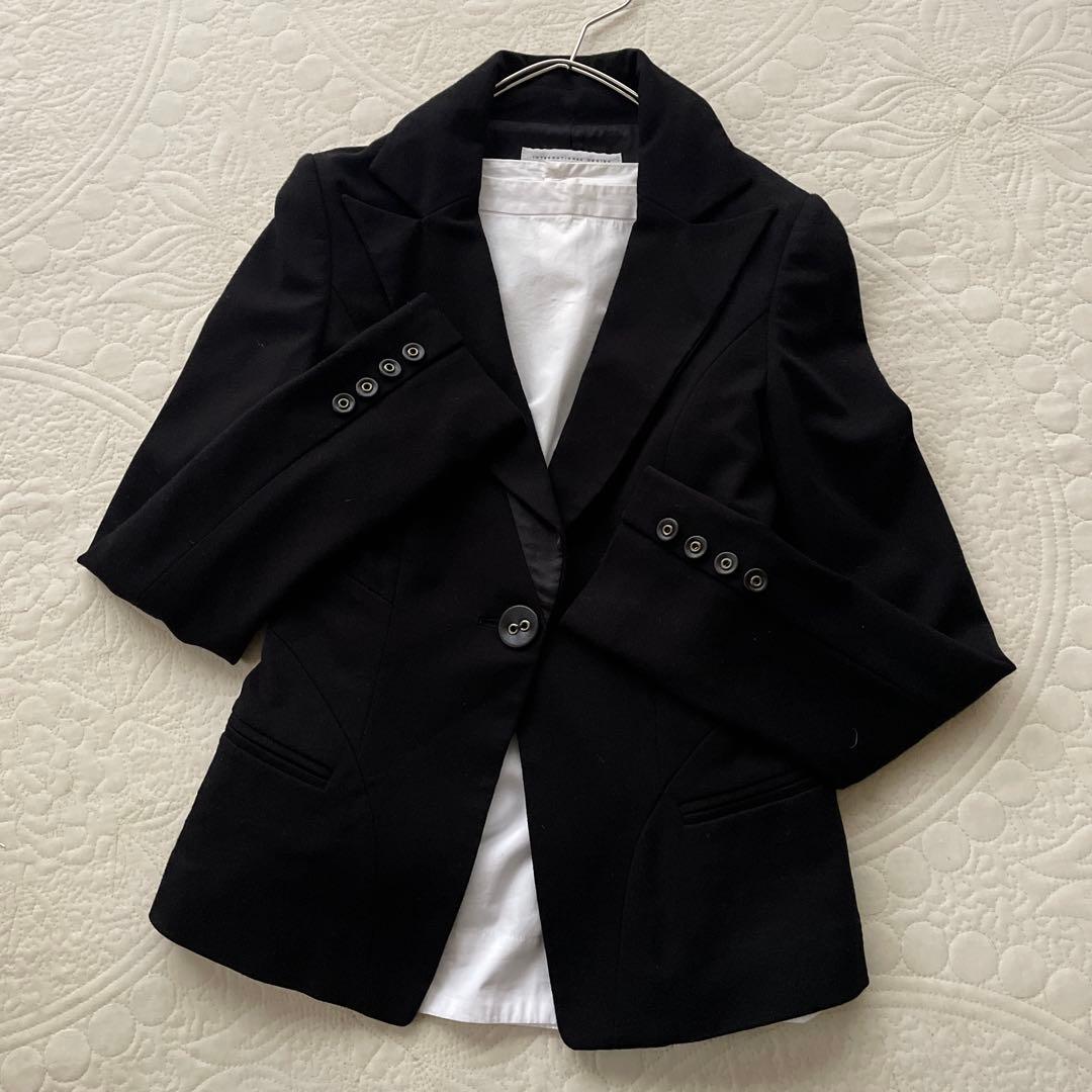 高級　キング　PRIDE プライド　テーラードジャケット　ブラック