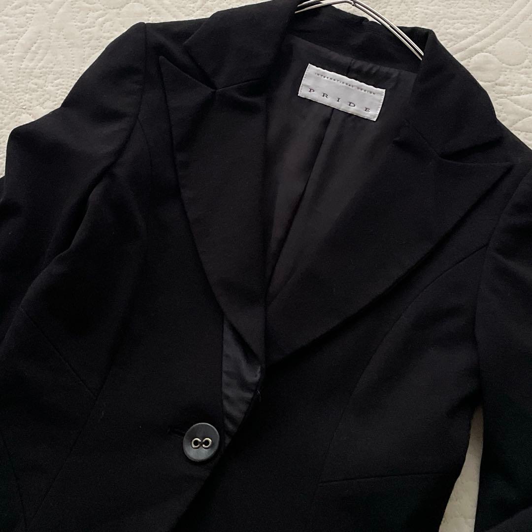 高級　キング　PRIDE プライド　テーラードジャケット　ブラック