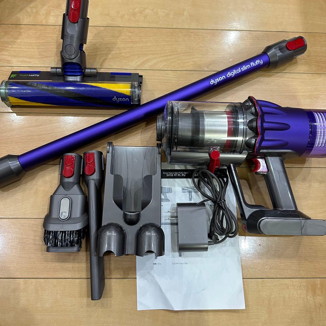 ① Dyson ダイソン コードレス掃除機 SV18 FF PL PU