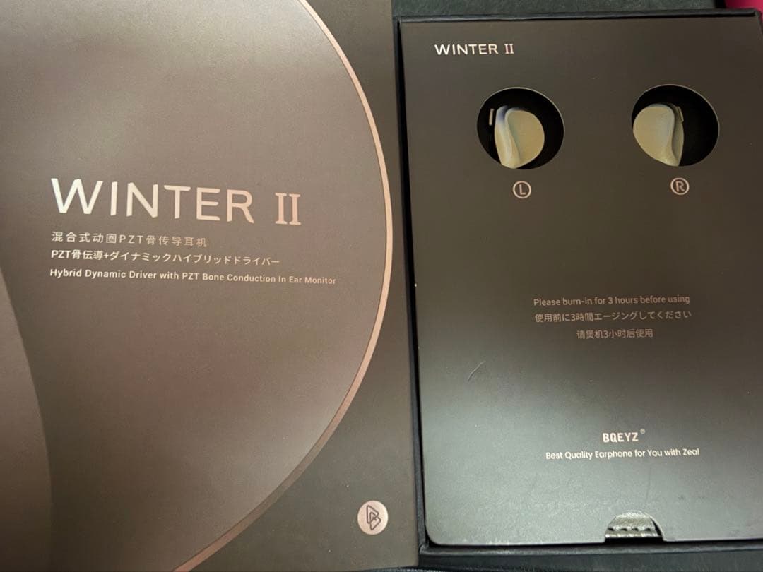 本日限定値下げ【試聴のみ・ほぼ未使用】BQEYZ WINTER II