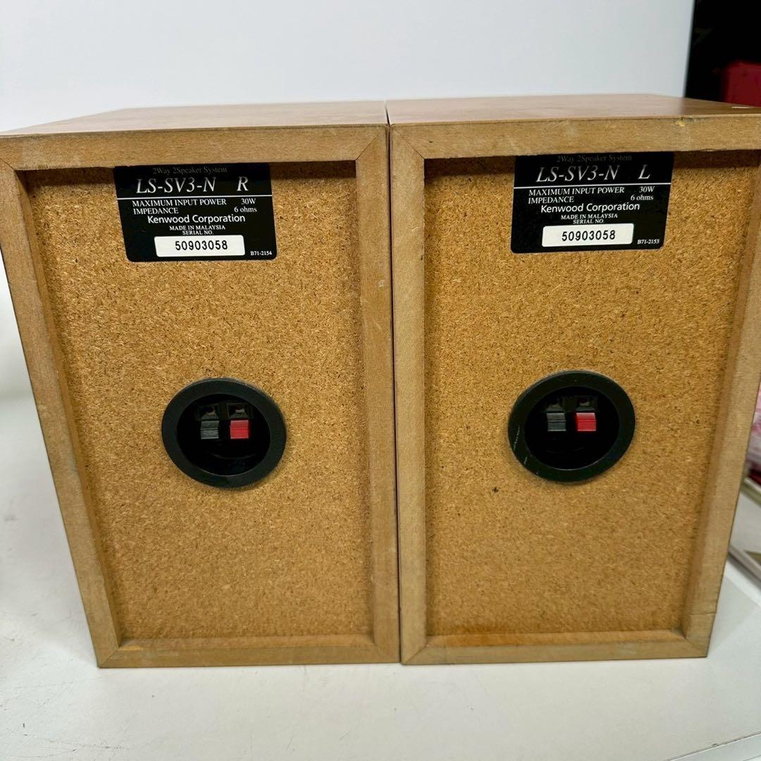 KENWOOD ミニコンポ RXD-SV3MD スピーカーセット 即購入歓迎