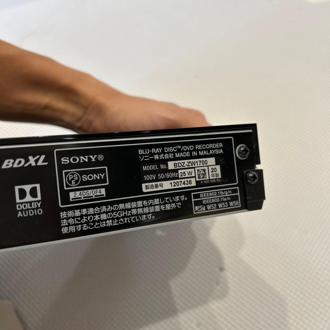 ウ*す様 SONY BDZ-ZWT700 4K ブルーレイレコーダー
