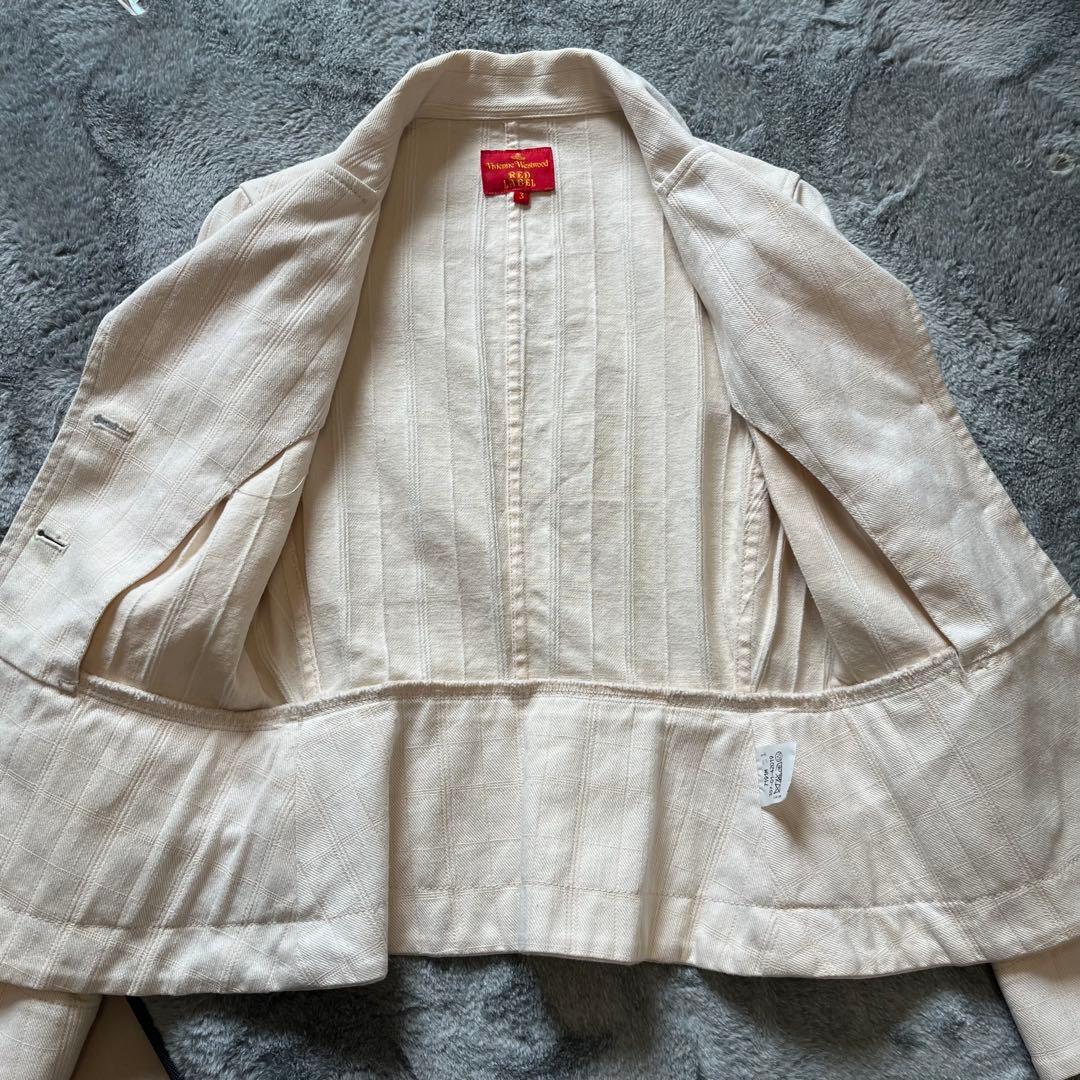 【美品】ヴィヴィアンウエストウッド　ジャケット　オーブボタン　チェック