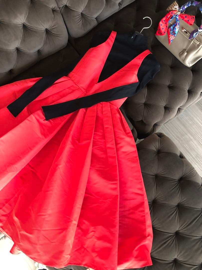 Alexander McQueen ジップパラシュートミディワンピ★マックイーン