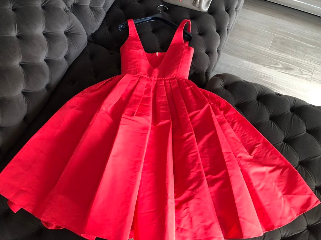 Alexander McQueen ジップパラシュートミディワンピ★マックイーン