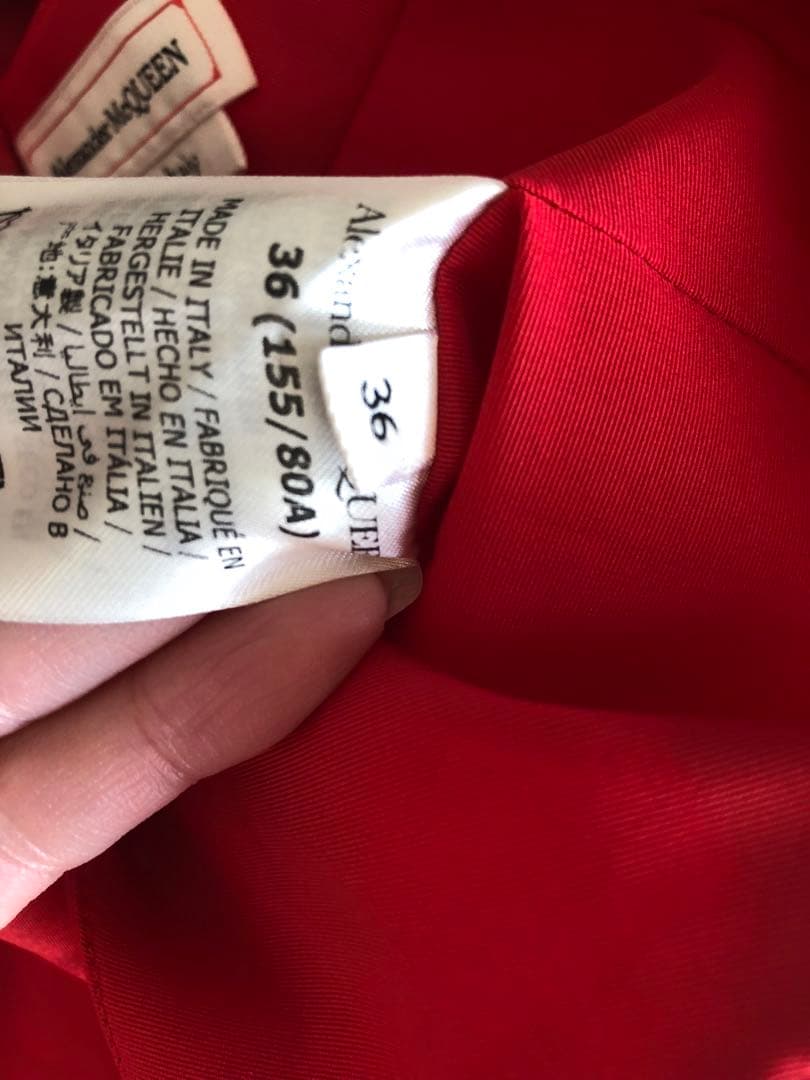 Alexander McQueen ジップパラシュートミディワンピ★マックイーン