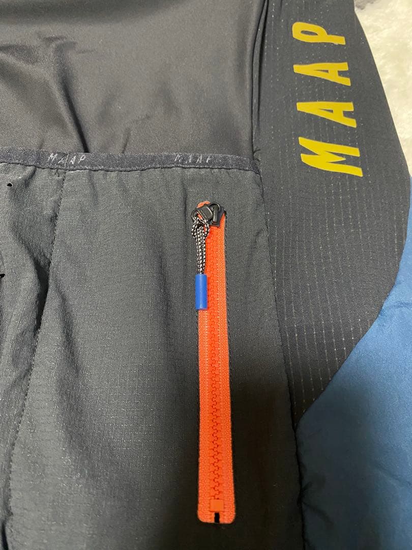  サイクルジャージ ベスト 青/黒 クロ