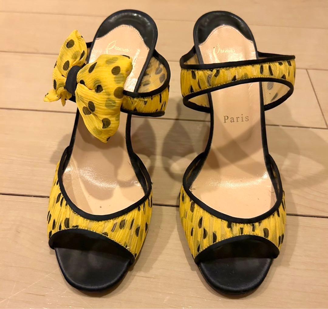 ルブタン Christian Louboutin サンダル リボン