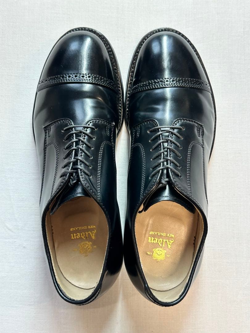 【極美品】ALDEN BLACK CORDVAN CAPTOE 7H 56251