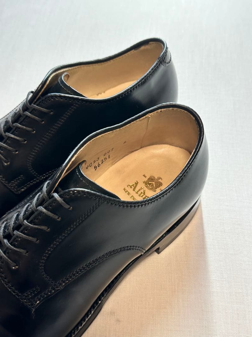 【極美品】ALDEN BLACK CORDVAN CAPTOE 7H 56251