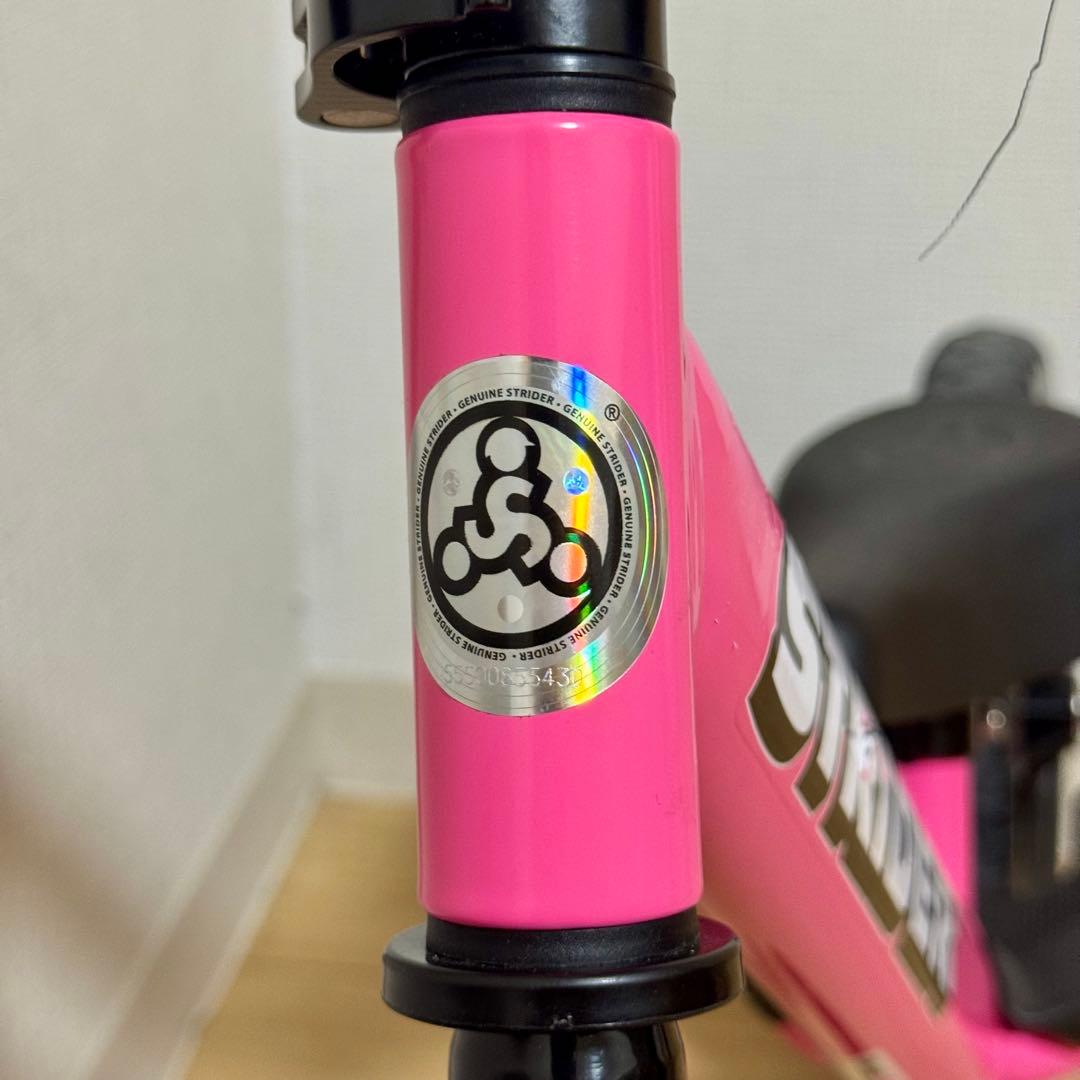 美品 ストライダー スポーツ ピンク 12インチ Strider Sports