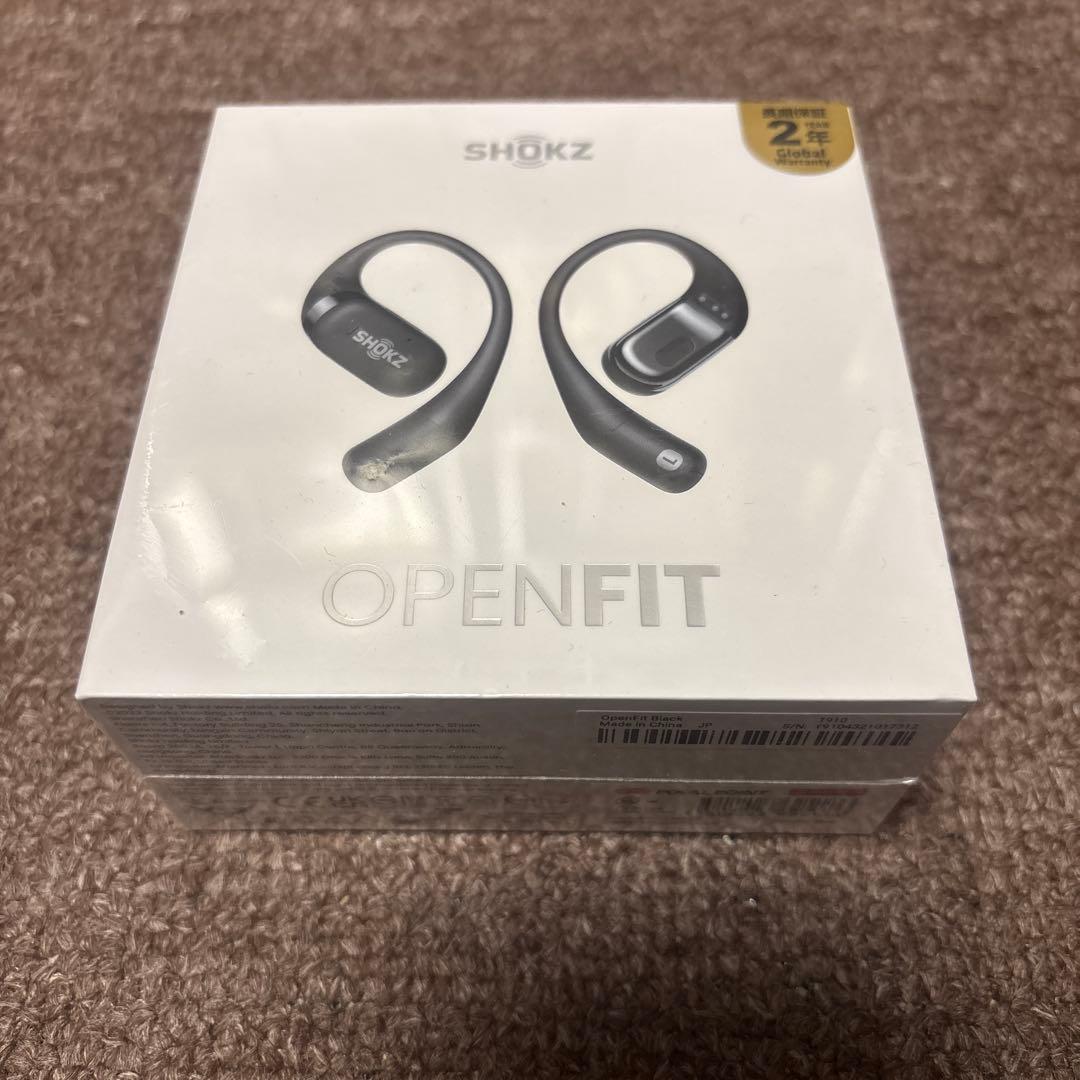 Shokz ワイヤレス イヤホン SKZ-EP-000020 ブラック