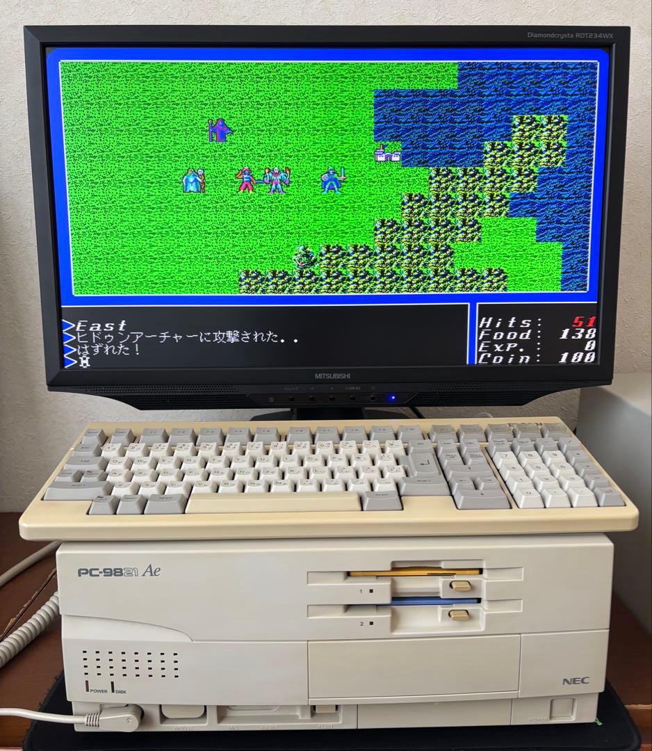 PC-9821Ae 本体 動作品