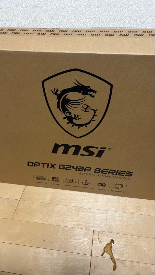 msi ゲーミングモニター ジャンク IPS 1ms 144hz 23.8インチ