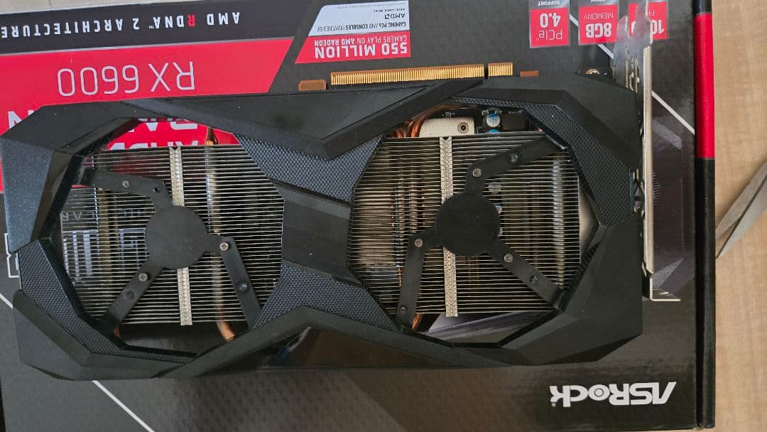 ASROCK RX6600 gpu ジャンク