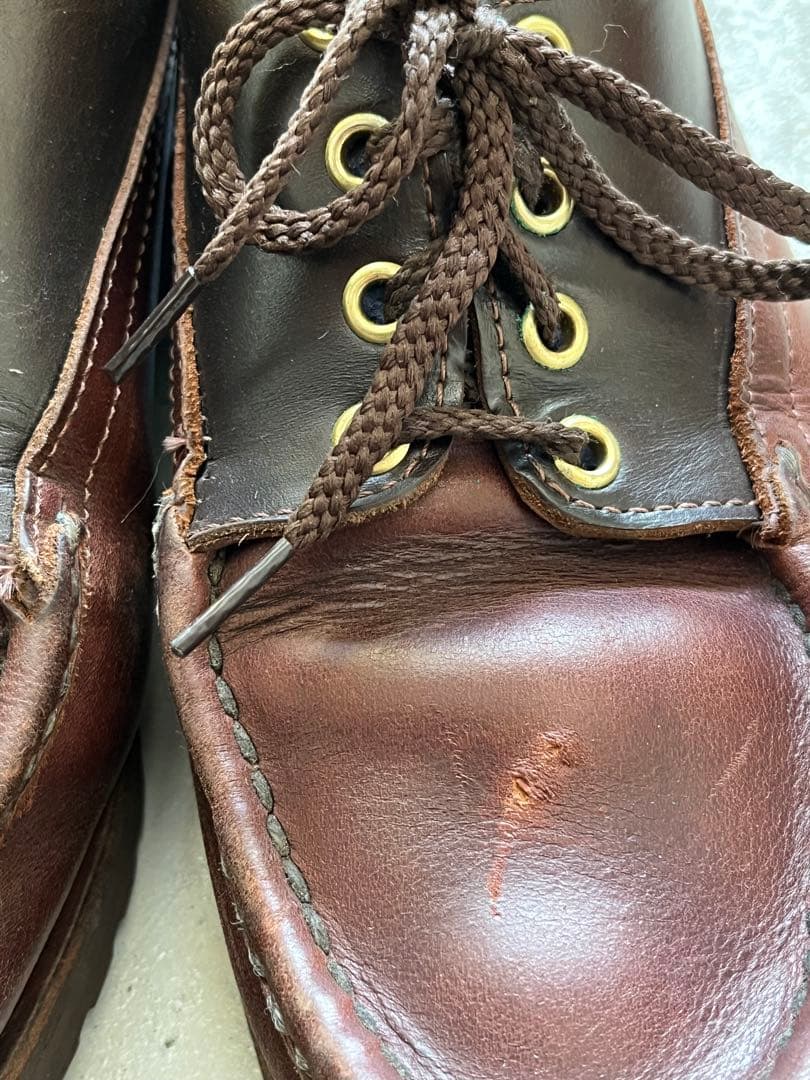 ラッセルモカシン8 ロフトマン別注レザー デッキシューズ