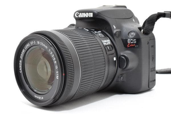 【美品】キャノン Canon EOS Kiss X7 レンズキット SDカード付