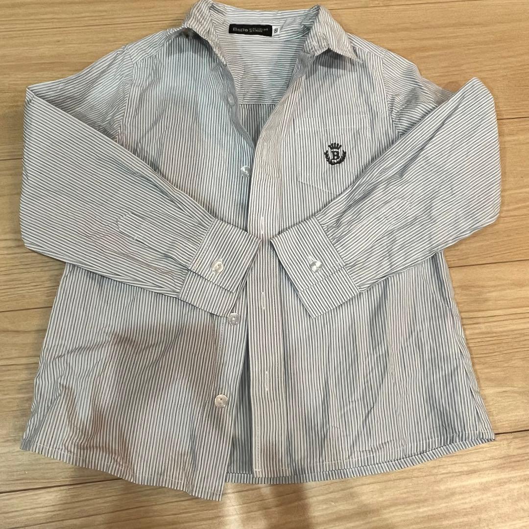 bebe ネイビー フォーマルスーツ　120cm 4点セット