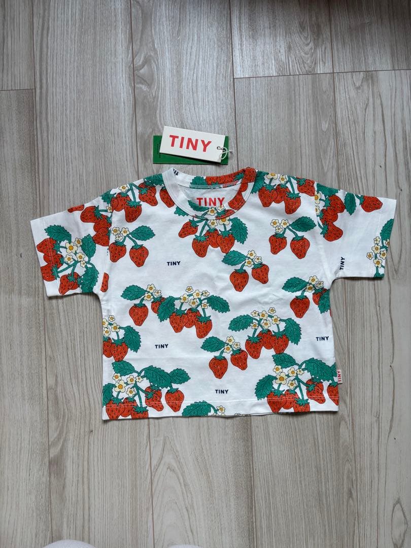 トップス TINYCOTTONS STRAWBERRIES TEE 2y