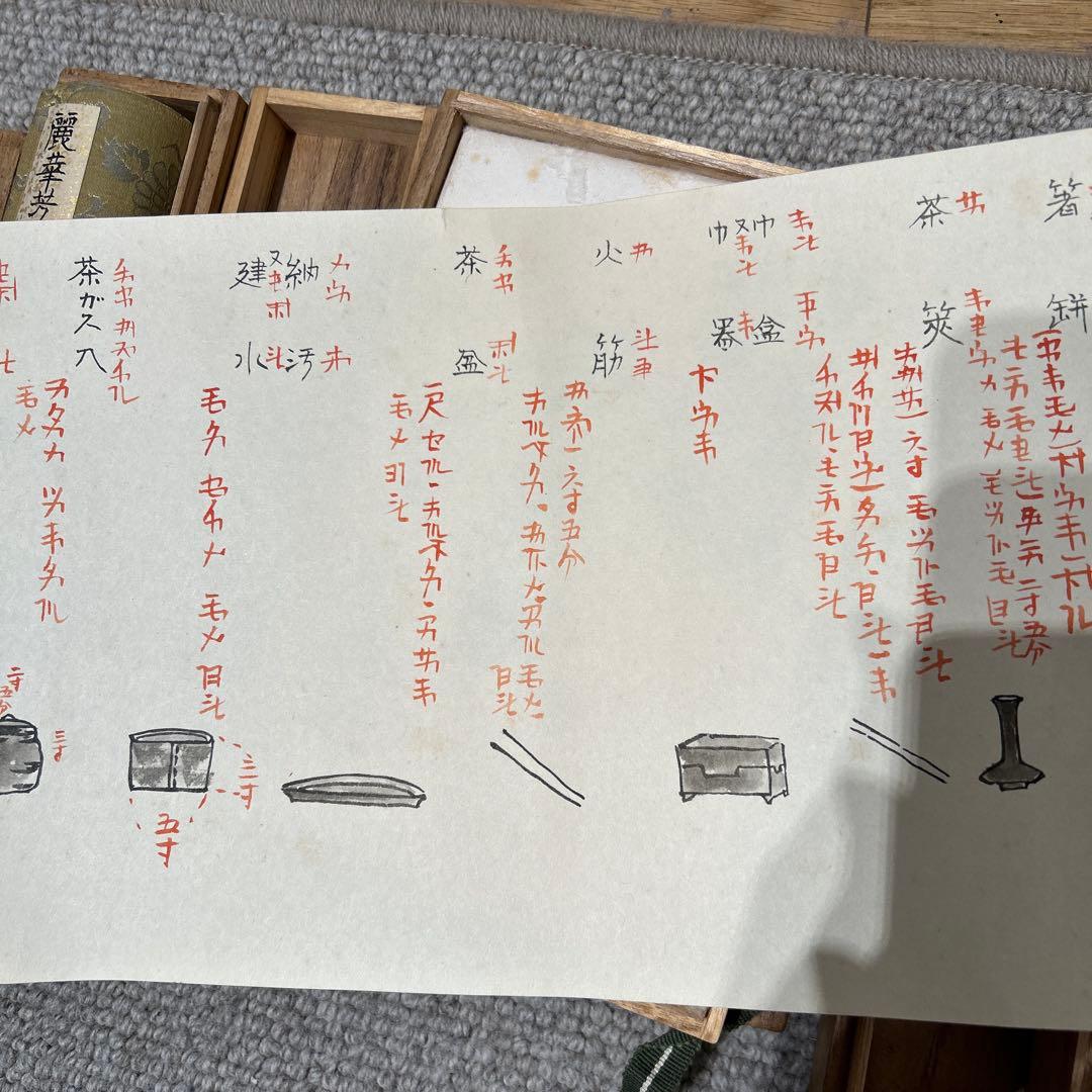 山口麗華芳流煎茶君子巻き　免許状　五箱 希少品