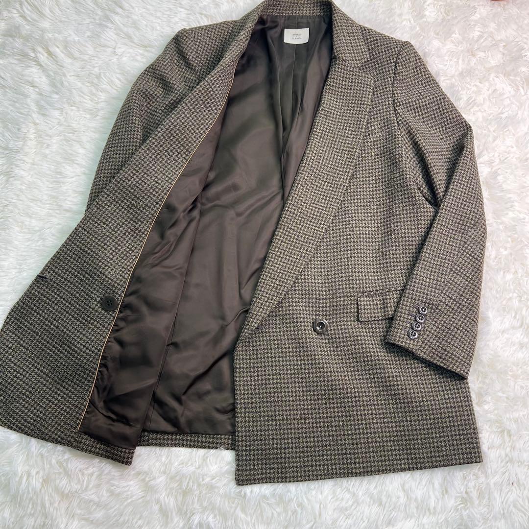 FUMIE TANAKA フミエ タナカ テーラードジャケット ダブル 千鳥柄