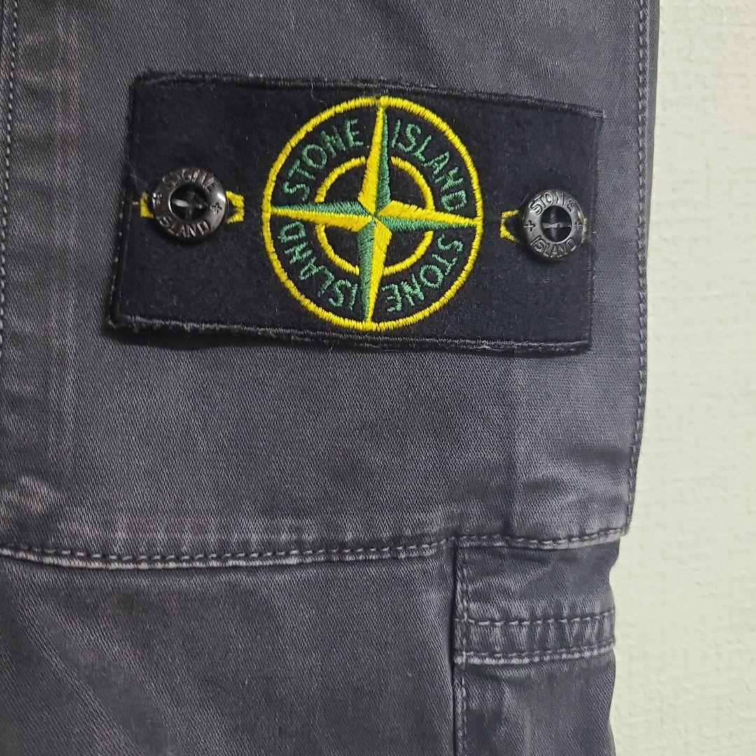 Stone  ストーンアイランドカーゴパンツ ブラック W28