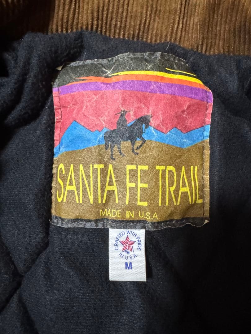 SANTA FE TRAIL USA製 襟コーズ オンブレジャケット Mサイズ