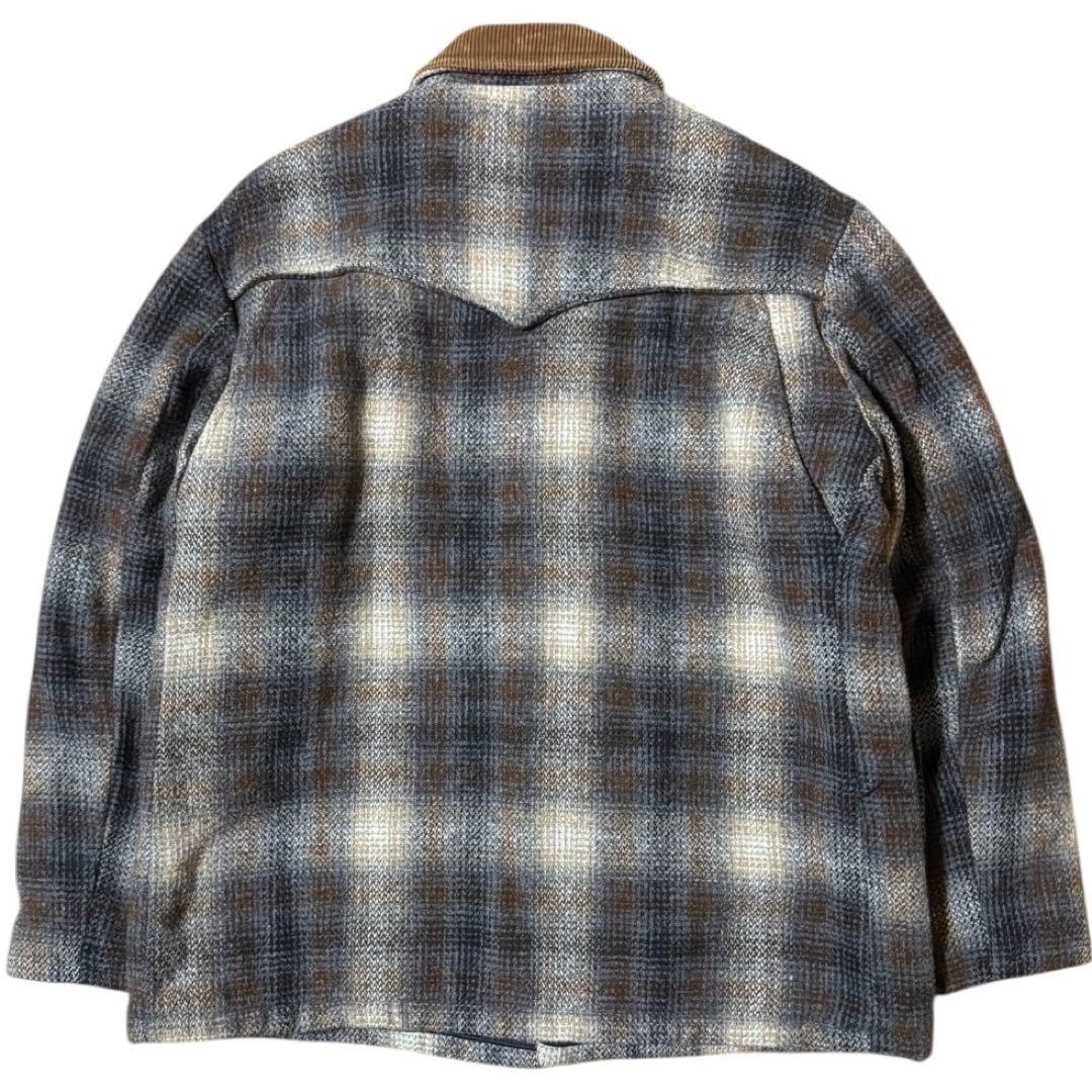 SANTA FE TRAIL USA製 襟コーズ オンブレジャケット Mサイズ