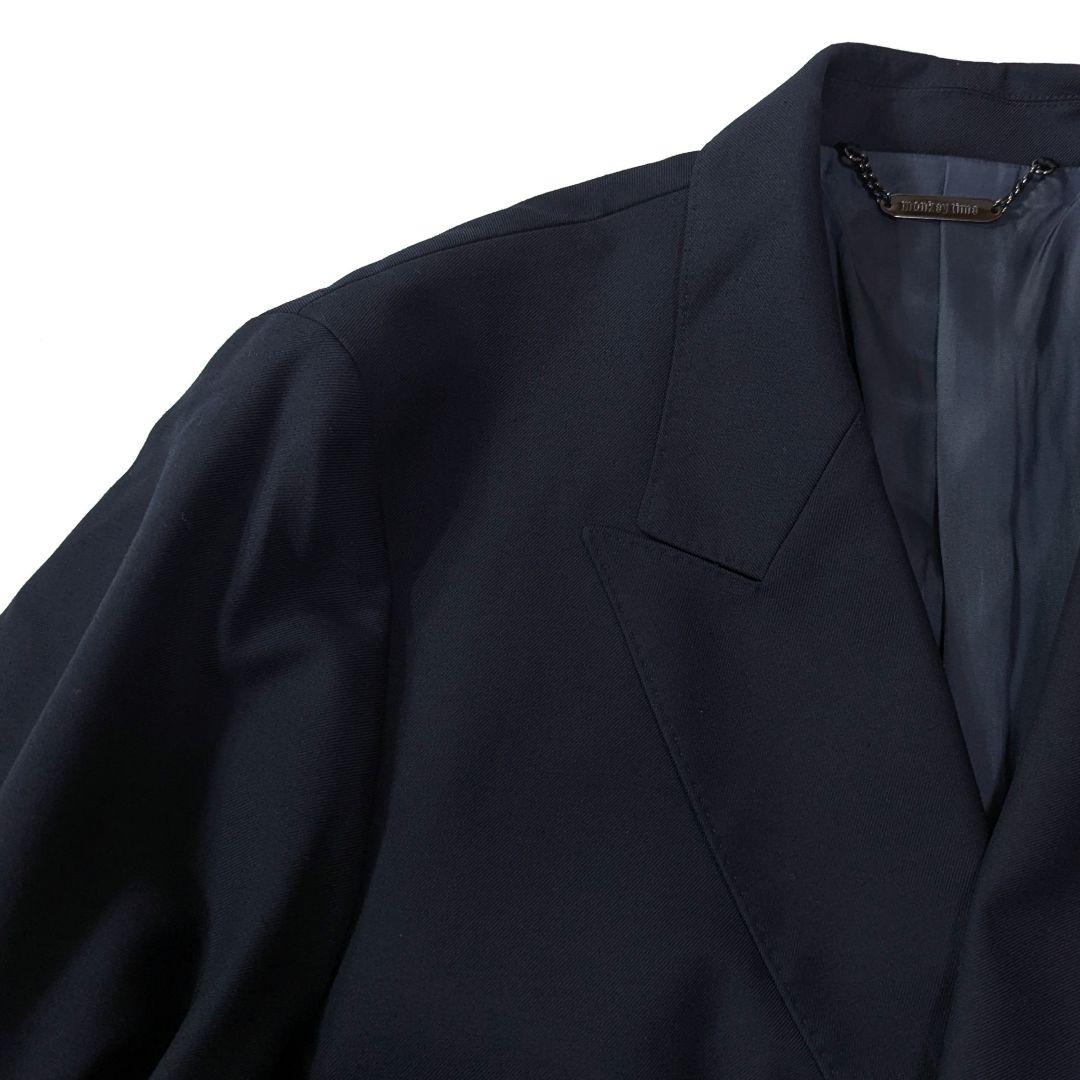 超高級★美品モンキータイム　紺ブレザー　金ボタン　ダブル　テーラードジャケット