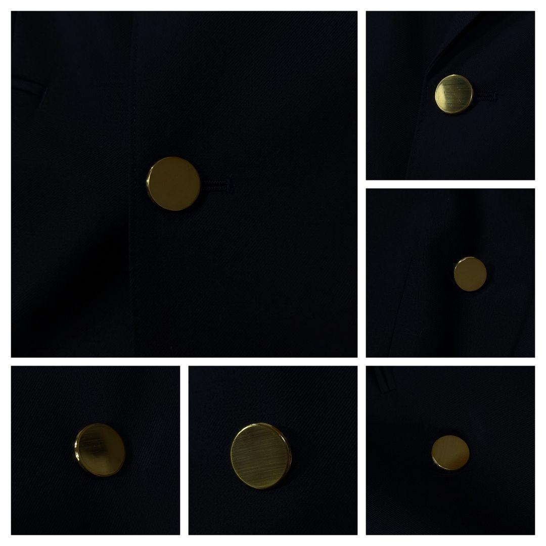 超高級★美品モンキータイム　紺ブレザー　金ボタン　ダブル　テーラードジャケット