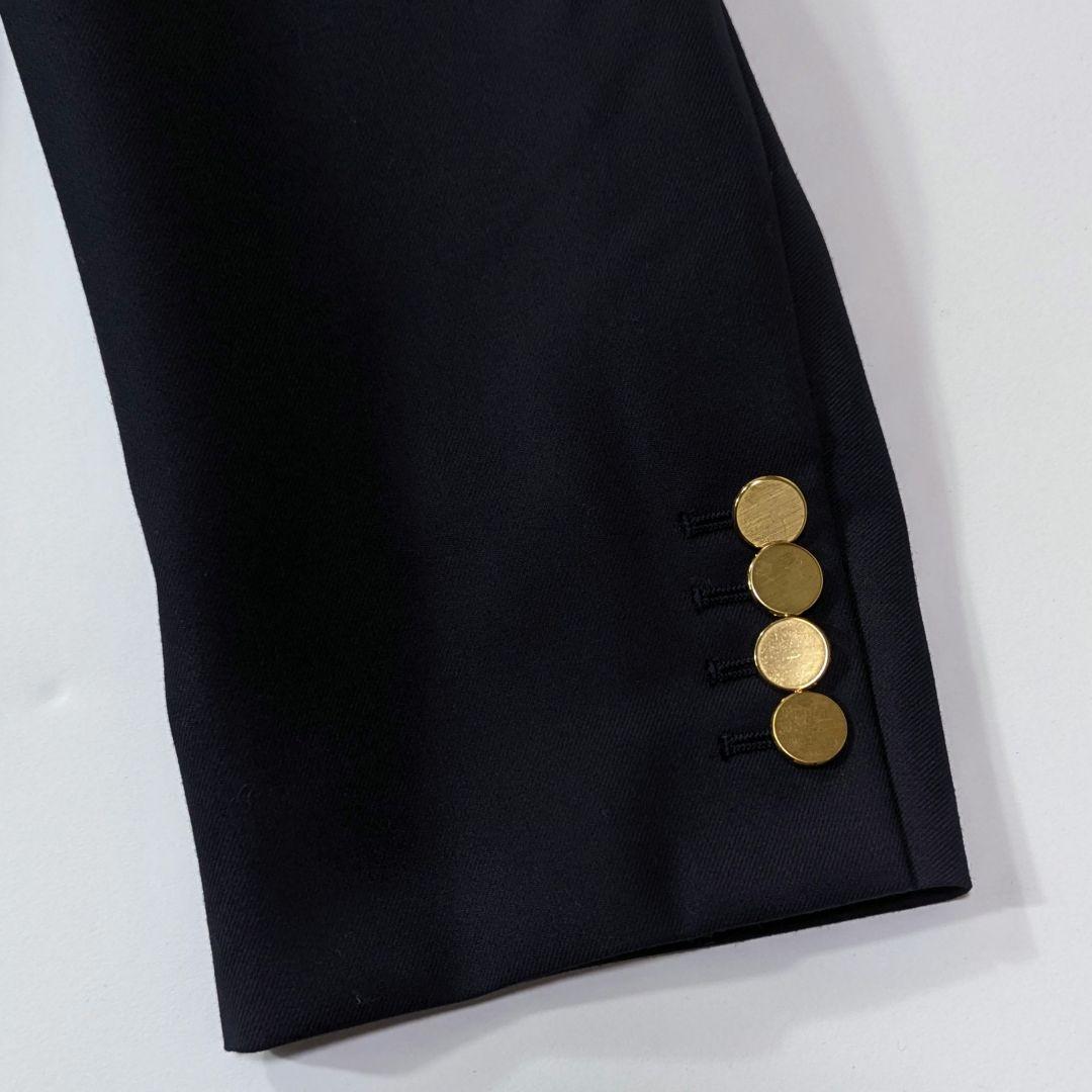 超高級★美品モンキータイム　紺ブレザー　金ボタン　ダブル　テーラードジャケット