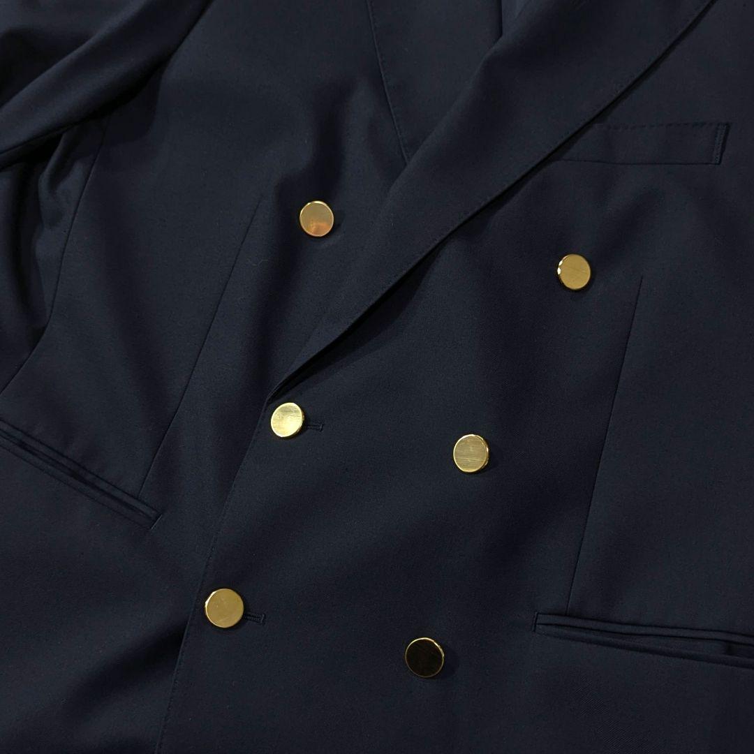 超高級★美品モンキータイム　紺ブレザー　金ボタン　ダブル　テーラードジャケット