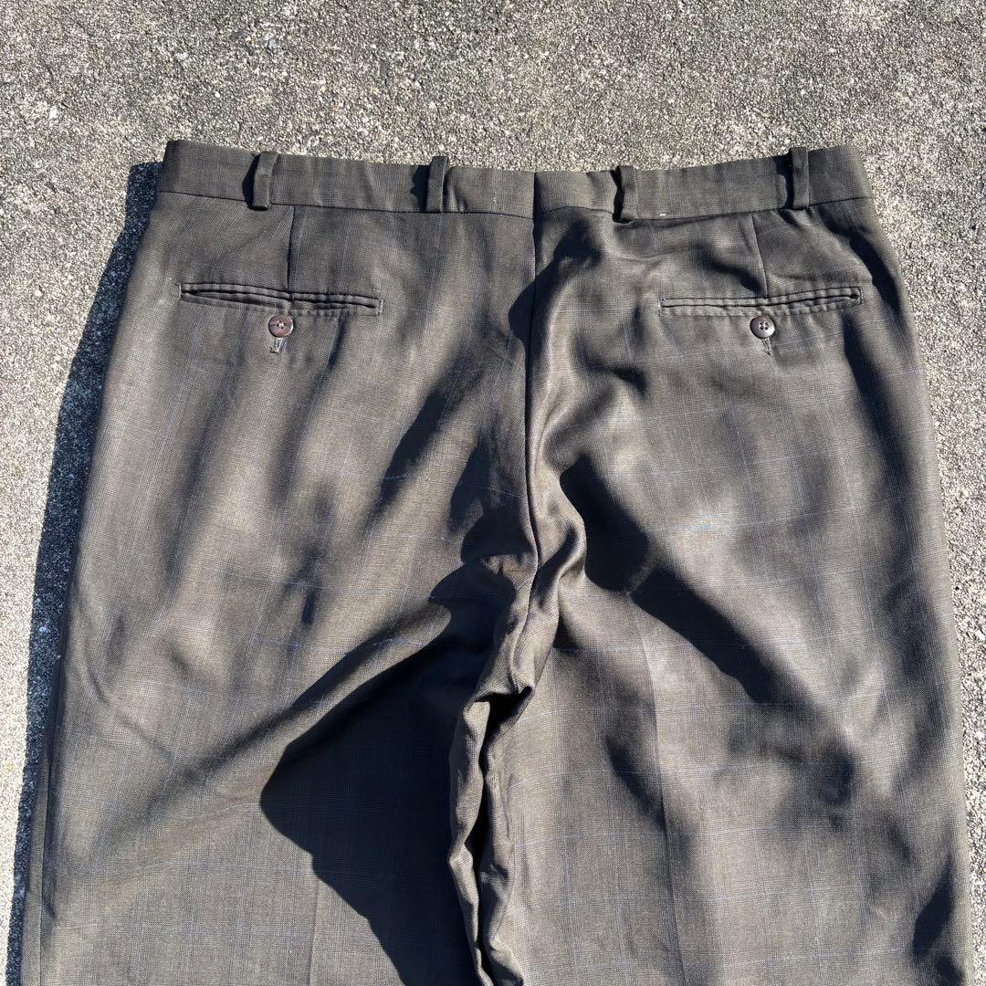 80s Ralph Lauren ウールスラックス ワイドパンツ ツータック