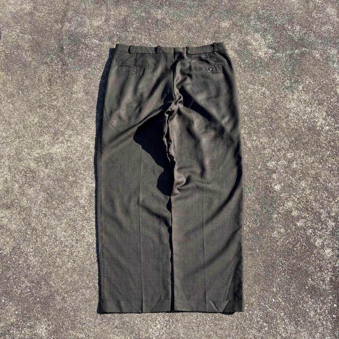 80s Ralph Lauren ウールスラックス ワイドパンツ ツータック