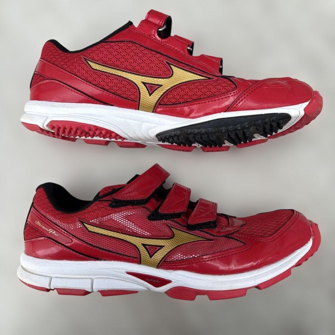ミズノプロ　野球　トレーニングシューズ　26.5cmレッド