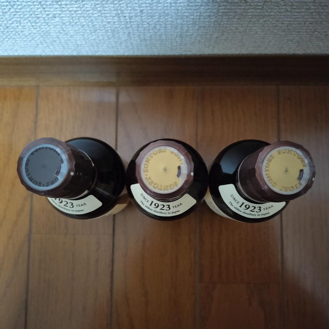 サントリー シングルモルトウイスキー 山崎 180ml 3本セット