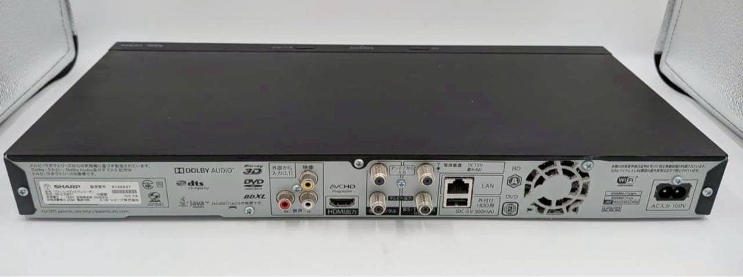 SHARP AQUOS 2B-C10BT1 1TB ブルーレイレコーダー20年製