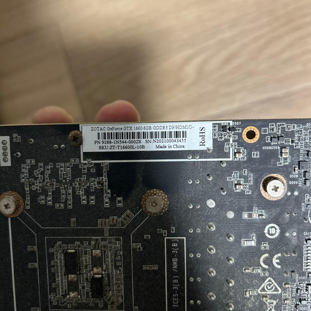 グラフィックボード・グラボ・ビデオカード Zotac Geforce GTX 1660