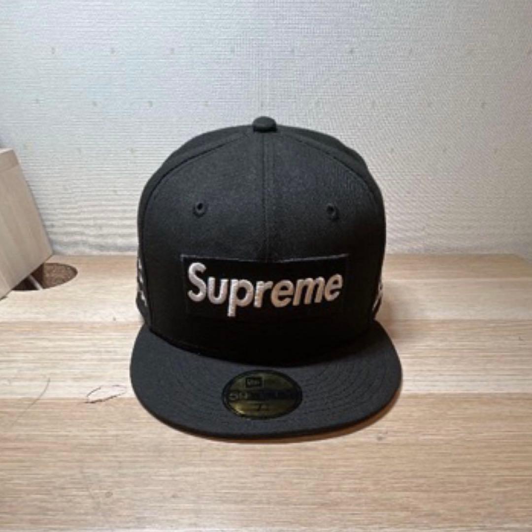 帽子 Supreme Bones Box Logo cap black 7 1/4